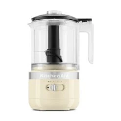 KitchenAid Hachoir électrique 2 Vitesses Sans Fil 1,18 L Crème 5KFCB519EAC -Ustensiles De Cuisine Boutique 761098 3 1 Hachoir electrique 2 vitesses sans fil 1 18 L creme 5KFCB519EAC Kitchenaid