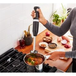 KitchenAid Mixeur Plongeant Sans Fil Noir 5KHBBV53EBM -Ustensiles De Cuisine Boutique 761121 3 1 Mixeur plongeant sans fil noir 5KHBBV53EBM Kitchenaid