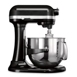 KitchenAid Robot Pâtissier Multifonction Avec Crémaillère Artisan Noir Onyx 500 W 5KSM7580XEOB