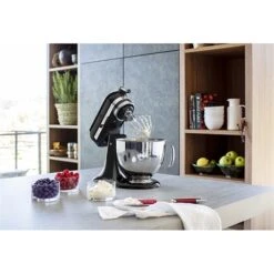 KitchenAid Robot Pâtissier Multifonction Artisan Noir Onyx 300 W 5KSM125EOB -Ustensiles De Cuisine Boutique 76191 2 8 Robot patissier Multifonction Artisan Noir Onyx 300 W 5KSM125EOB Kitchenaid