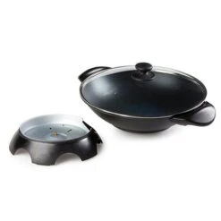 Domo Wok électrique En Aluminium 5 L DO8708W -Ustensiles De Cuisine Boutique 780095 1 1 Wok electrique en aluminium 5 L DO8708W Domo