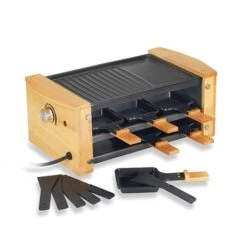 Raclette Grill 6 Poêlons 900 W -Ustensiles De Cuisine Boutique 780192 2 1 Raclette grill 6 poelons 900 W Kitchen Chef Professional