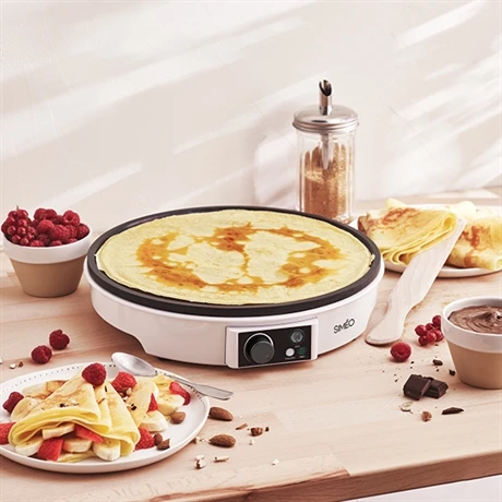 Crêpière électrique 30 Cm 1000W Blanche 4 Crêpière électrique 30 Cm 1000W Blanche – Image 2