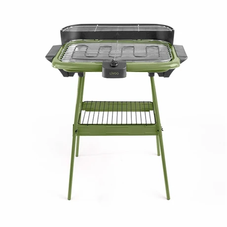 LIVOO Barbecue électrique Sur Pieds 2000 W DOM297K Vert 3 LIVOO Barbecue électrique Sur Pieds 2000 W DOM297K Vert