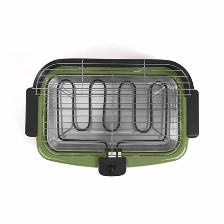 LIVOO Barbecue électrique Sur Pieds 2000 W DOM297K Vert 6 LIVOO Barbecue électrique Sur Pieds 2000 W DOM297K Vert – Image 4