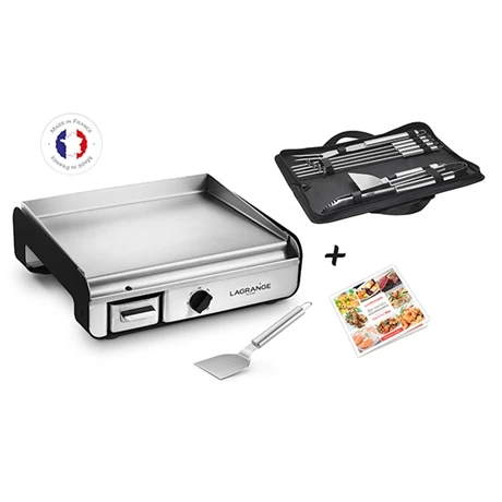 Plancha Semi-professionnelle électrique Avec Kit Accessoires Et Livre 3 Plancha Semi-professionnelle électrique Avec Kit Accessoires Et Livre