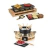 Set Appareils à Raclette Et à Fondue En Bois 1 Set Appareils à Raclette Et à Fondue En Bois -Ustensiles De Cuisine Boutique 789021 0 1 Set appareils a raclette et a fondue en bois Kitchen Chef Professional