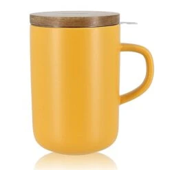 Tisanière Mug Juliet En Grès Jaune 475 Ml
