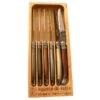 6 Couteaux Mineral Mix Et Coffret Bois Laguiole -Ustensiles De Cuisine Boutique 87932 0 1 6 couteaux Mineral Mix et coffret bois Laguiole Jean Dubost