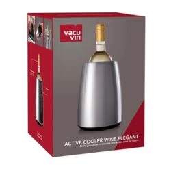 Seau Refroidisseur à Vin En Acier Brossé 7 Seau Refroidisseur à Vin En Acier Brossé -Ustensiles De Cuisine Boutique 880009 2 1 Seau refroidisseur a vin en acier brosse Vacu vin